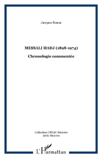 Cover Messali hadj (1898-1974) chronologie com