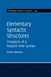 Cover Elementary Syntactic Structures