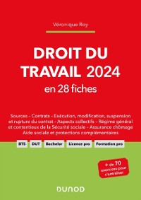 Cover Droit du travail 2024 en 28 fiches