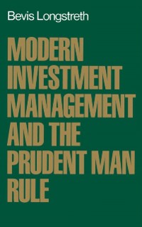 Cover Modern Investment Management and the Prudent Man Rule