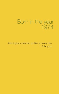 Cover Born in the year 1974