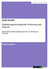 Cover Ernährungsphysiologische Vertiefung und Diätetik