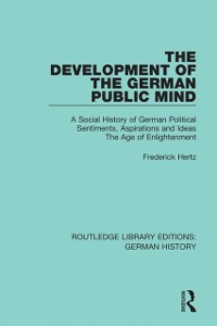 Cover Development of the German Public Mind