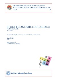 Cover Studi Economico-Giuridici - Annali 2022 - II Tomi indivisibili