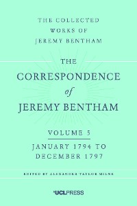 Cover The Correspondence of Jeremy Bentham, Volume 5