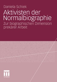 Cover Aktivisten der Normalbiographie