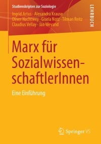 Cover Marx für SozialwissenschaftlerInnen