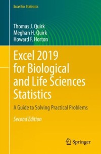 Cover Excel 2019 for Biological and Life Sciences Statistics