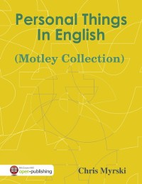 Cover Personal Things In English (Motley Collection)
