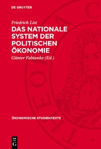 Cover Das nationale System der politischen Ökonomie