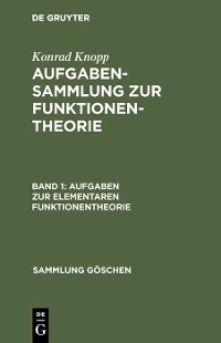 Cover Aufgaben zur elementaren Funktionentheorie