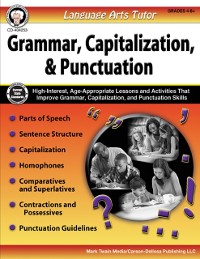 Cover Language Arts Tutor: Grammar, Capitalization, and Punctuation, Grades 4 - 8
