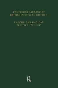 Cover Routledge Library of British Political History