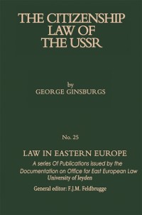 Cover Citizenship Law of the USSR