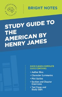 Cover Study Guide to The American by Henry James