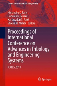 Cover Proceedings of International Conference on Advances in Tribology and Engineering Systems