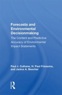 Cover Forecasts And Environmental Decision Making