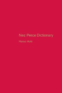 Cover Nez Perce Dictionary