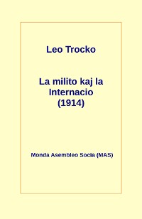 Cover La milito kaj la Internacio (1914)