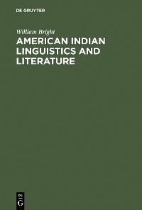 Cover American Indian Linguistics and Literature