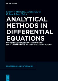 Cover Analytical Methods in Differential Equations