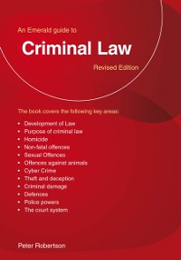 Cover Emerald Guide To Criminal Law
