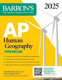 Cover AP Human Geography Premium, 2025: Prep Book with 6 Practice Tests + Comprehensive Review + Online Practice