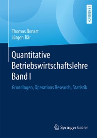 Cover Quantitative Betriebswirtschaftslehre Band I