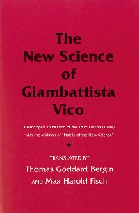 Cover The New Science of Giambattista Vico