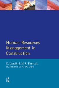 Cover Human Resources Management in Construction