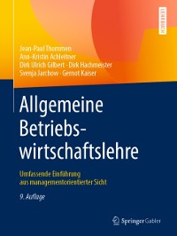 Cover Allgemeine Betriebswirtschaftslehre