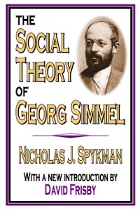 Cover Social Theory of Georg Simmel