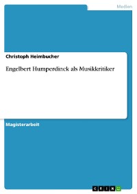 Cover Engelbert Humperdinck als Musikkritiker