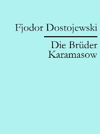 Cover Die Brüder Karamasow