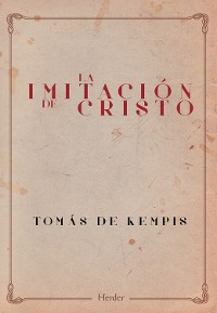Cover La imitación de Cristo