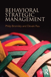 Cover Behavioral Strategic Management