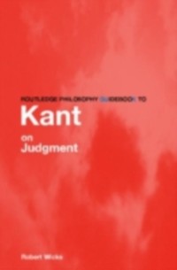 Cover Routledge Philosophy GuideBook to Kant on Judgment