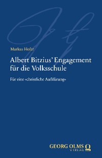 Cover Albert Bitzius‘ Engagement für die Volksschule