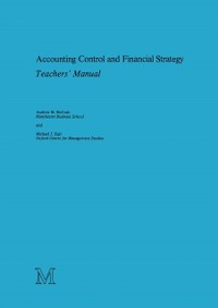Cover Accounting Control and Financial Strategy