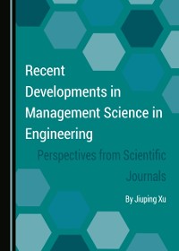 Cover Recent Developments in Management Science in Engineering