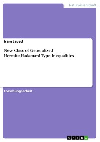 Cover New Class of Generalized Hermite-Hadamard Type Inequalities