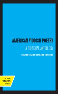 Cover American Yiddish Poetry