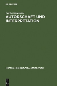 Cover Autorschaft und Interpretation
