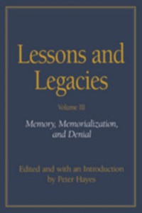 Cover Lessons and Legacies III