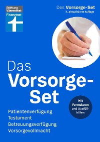 Cover Das Vorsorge-Set – Ihr Ratgeber für die wichtigsten Vorkehrungen, mit Ausfüllhilfen – auch zum Herunterladen