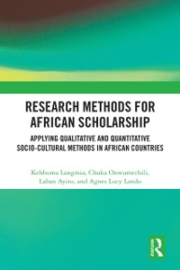 Cover Research Methods for African Scholarship