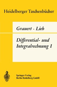 Cover Differential- und Integralrechnung I.