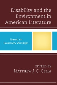 Cover Disability and the Environment in American Literature