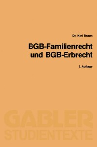 Cover BGB-Familienrecht und BGB-Erbrecht