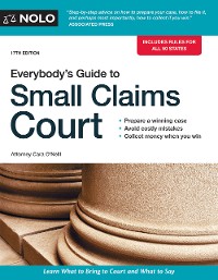 Cover Everybody's Guide to Small Claims Court